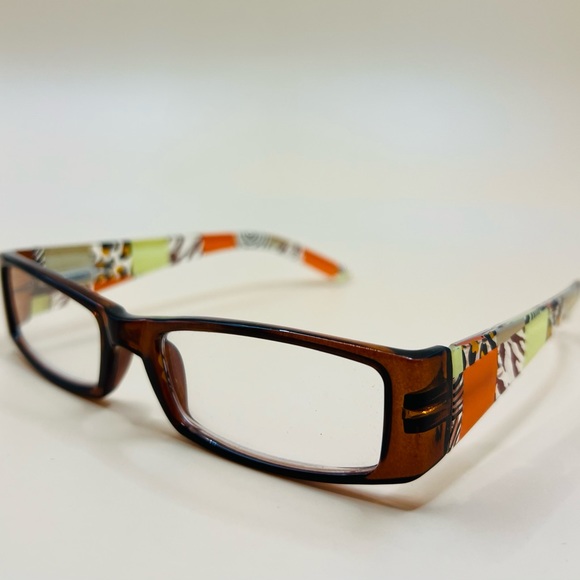 Geometric narrow readers w/ spring hinges, stylish arms & thin Aspheric Lenses - Picture 6 of 13